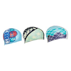 Speedo Slogan Printed Swimming Cap Multicolor