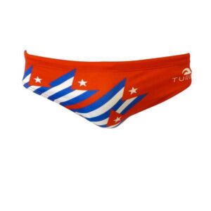 Turbo Cuba Estrellas Swimming Brief Rojo 9-10 Years Niño