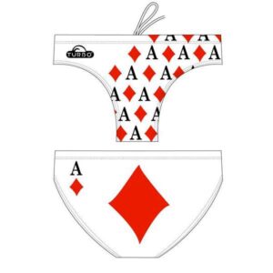 Turbo Ace Of Diamons Swimming Brief Blanco 3-4 Years Niño