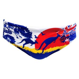 Turbo Australia Landscape Swimming Brief Multicolor 5XL Hombre