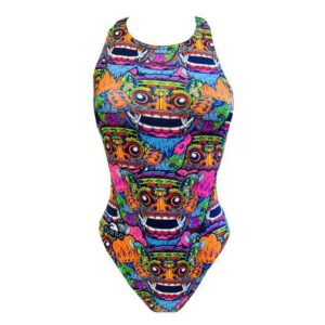 Turbo Bali Tribal Swimsuit Multicolor M Mujer
