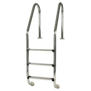 Gre Standard Inground Pool Ladder 3 Steps Plateado