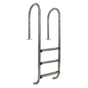 Gre Inground Pool Wall Ladder 3 Steps Plateado