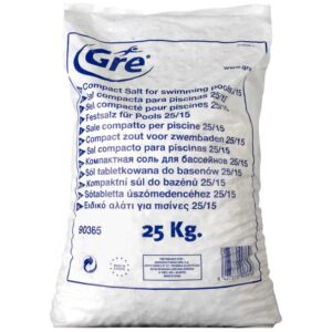 Gre Pools Compact Salt 25kg Blanco 25 kg