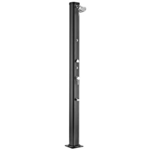 Gre Round Solar Shower Aluminium 32l Negro