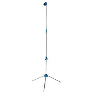 Gre Aluminium Pool Shower Negro 220 cm