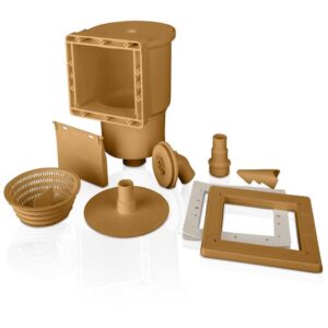 Gre Skimmer+spare Parts Marrón