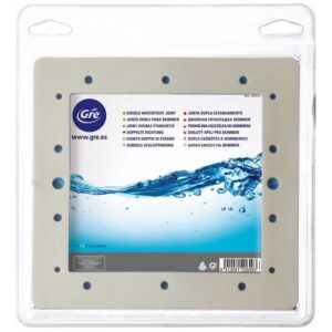 Gre Double Seal For Skimmer Gris 20.5 x 19.5 x 0.5 cm