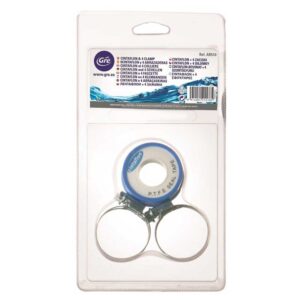 Gre Cintaflon+4 Clamps 38-32 Mm Blanco 38-32 cm