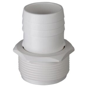 Gre Hose Adapter With Threaded Connection Blanco 38 mm