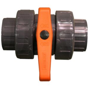 Gre Pvc Ball Valve Pn16 Negro 50 mm