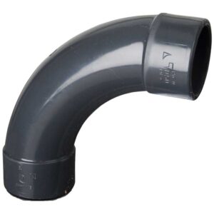 Gre Pvc Elbow Fitting 90º Pn16 Negro 50 mm