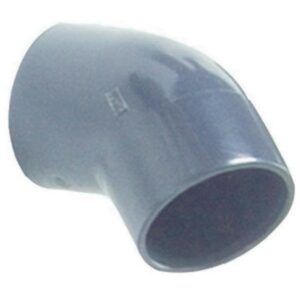 Gre Pvc Elbow Solvent Socket 45º Pn16 Gris 50 mm