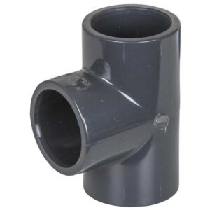 Gre Pvc T Solvent Socket 90 Pn16 Negro 50 mm