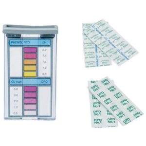 Gre Pools Chlorine/ph Test Kit+dpd1 Tablets Blanco