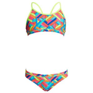 Funkita Racer Back Bikini Multicolor 10 Years NiÃ±o