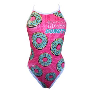 Turbo Comic Donut Revolution Swimsuit Rosa 5-6 Years NiÃ±a