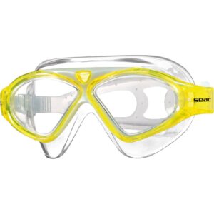 Seacsub Vision Junior Swimming Mask Transparente,Amarillo