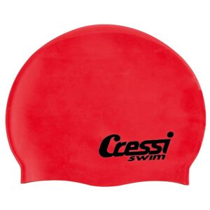 Cressi Silicone Swimming Cap Rojo