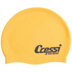 Cressi Silicone Swimming Cap Amarillo