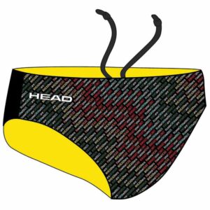 Head Swimming Team Printed 5 Swimming Brief Negro XS Hombre