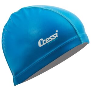 Cressi Polyurethane Swimming Cap Azul