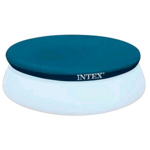 Intex Easy Set Pool Cover Plateado 244 cm