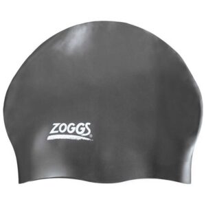 Zoggs Easy Fit Silicone Swimming Cap Negro