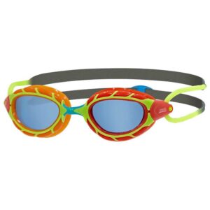 Zoggs Predator Swimming Goggles Junior Rojo