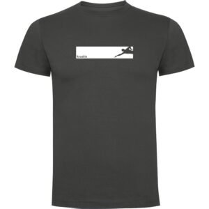 Kruskis Swim Frame Short Sleeve T-shirt Gris L Hombre