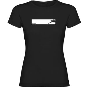 Kruskis Swim Frame Short Sleeve T-shirt Negro S Mujer