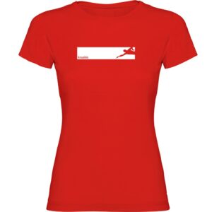 Kruskis Swim Frame Short Sleeve T-shirt Rojo M Mujer
