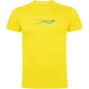 Kruskis Swim Estella Short Sleeve T-shirt Amarillo M Hombre