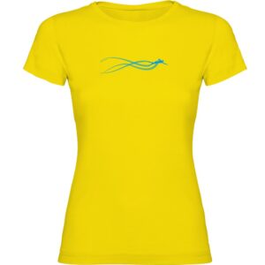 Kruskis Swim Estella Short Sleeve T-shirt Amarillo XL Mujer