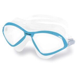 Seacsub Diablo Swimming Mask Transparente,Azul