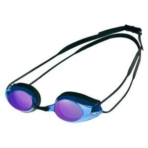 Arena Tracks Mirror Swimming Goggles Azul