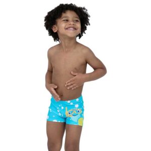 Speedo Tommy Turtle Placement Swim Boxer Azul 24 Months NiÃ±o