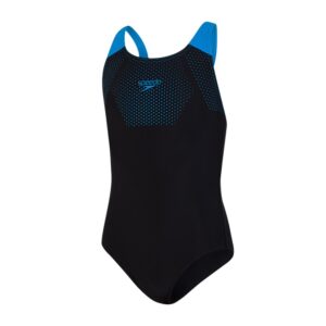 Speedo Tech Placement Muscleback Swimsuit Negro 5-6 Years NiÃ±a