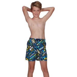 Speedo Glitchwarp Allover 15Â´Â´ Swimming Shorts Azul 8-9 Years NiÃ±o