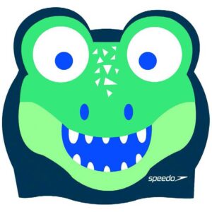 Speedo Crocodile Printed Character Swimming Cap Verde,Azul