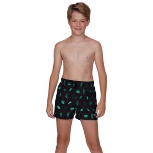 Speedo Jungleroar Allover 13Â´Â´ Swimming Shorts Negro 8-9 Years NiÃ±o