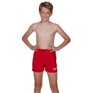 Speedo Essential 13´´ Swimming Shorts Rojo 10-11 Years Niño