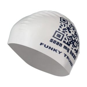 Funky Trunks Silicone Swimming Cap Blanco