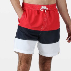 Regatta Bratchmar Vi Swimming Shorts Rojo,Blanco,Azul XL Hombre