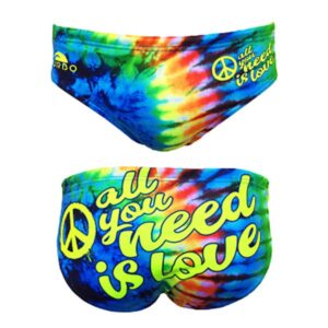 Turbo Wp All You Need Is Love Swimming Brief Multicolor 3-4 Years Niño