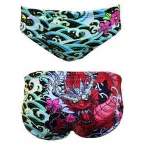 Turbo Wp Red Dragon Swimming Brief Multicolor 9-10 Years Niño