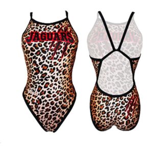 Turbo Leo Print Revolution Swimsuit MarrÃ³n 5-6 Years NiÃ±a