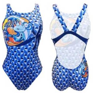 Turbo Geo Carpa Swimsuit Azul 5-6 Years Niña