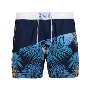 Cmp 30r9227 Swimming Shorts Blanco,Azul S Hombre