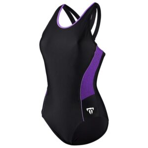 Phelps Camilya Swimsuit Blanco,Negro,Lila,Dorado FR 42 Mujer